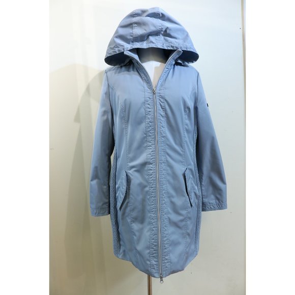 Olsen, Light Blue, Weather Resistant Jacket, US 14 - Picture 2 of 4